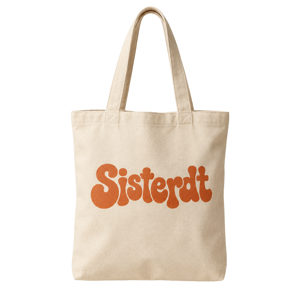 Sisterdt canvas tote bag